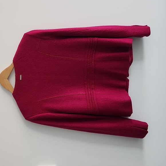 LAURA Soft Zippered Wool Blend Jacket Sz 8 - Picture 2 of 6